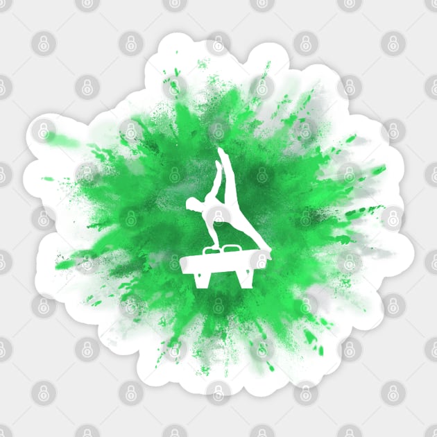 Mens Gymnastics Explosion Sticker by FlexiblePeople
